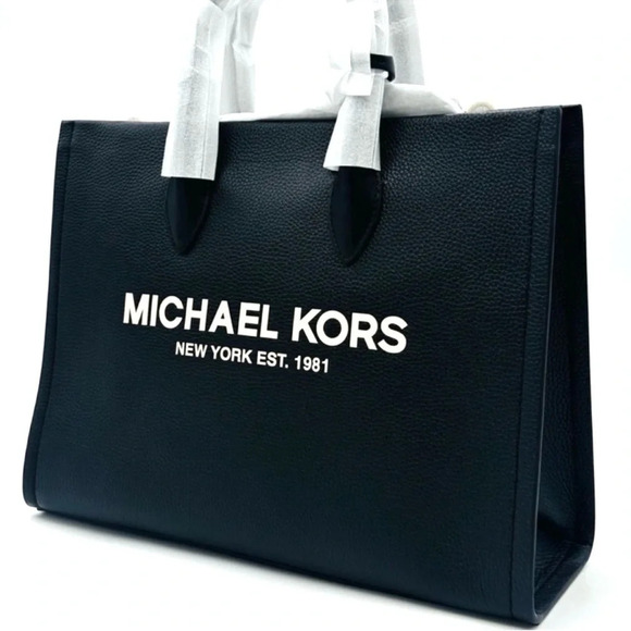 Michael Kors Handbags - Michael Kors Medium Mirella Tote Bag Black Leather